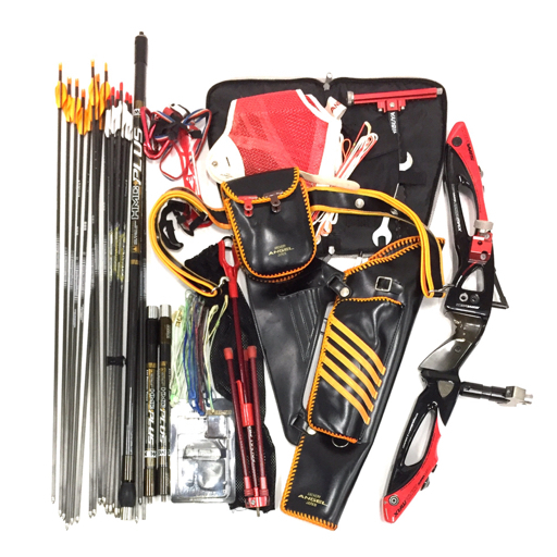 WIAWIS ハンドル NANOMAX 25R:H 他 W&W スタビライザー HMC PLUS 等 アーチェリー用品 まとめ セット