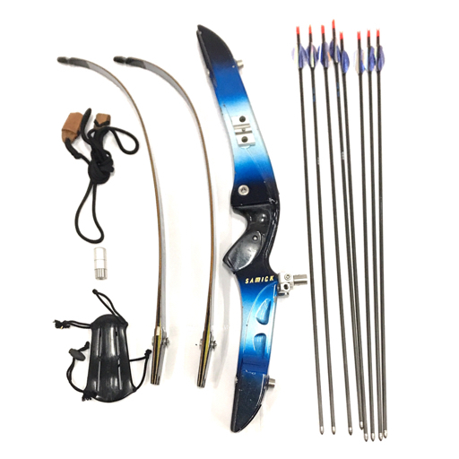 サミック ハンドル : サミック MASTERS リム : 矢 EASTON A:C:E シャフト アーチェリー用品 まとめ セット